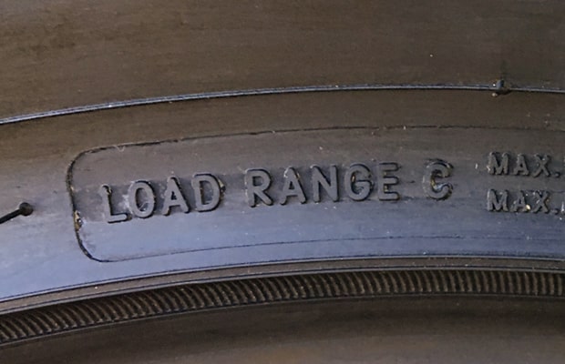 tire load range